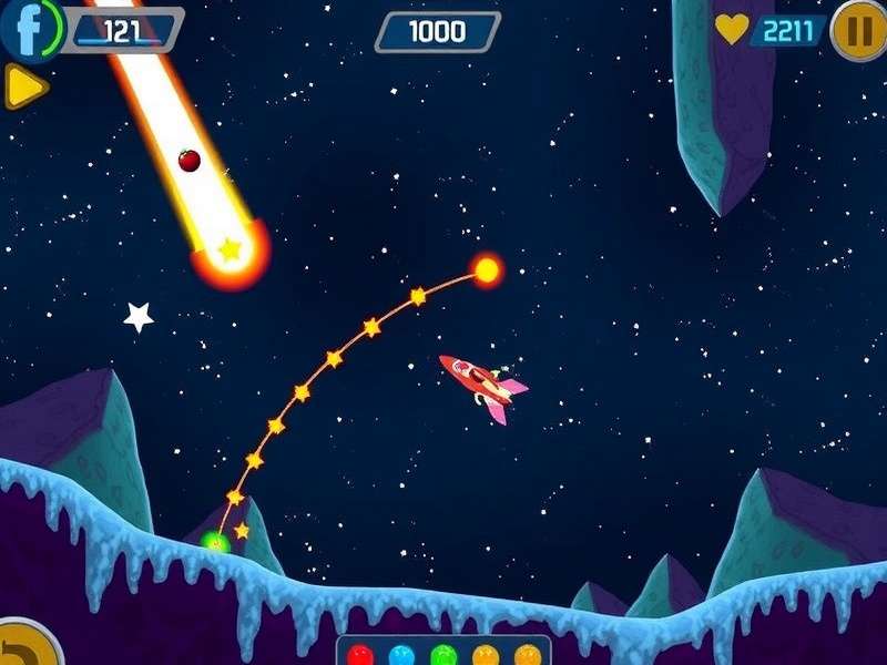 Stellar Comet Surfer Gameplay Screenshot
